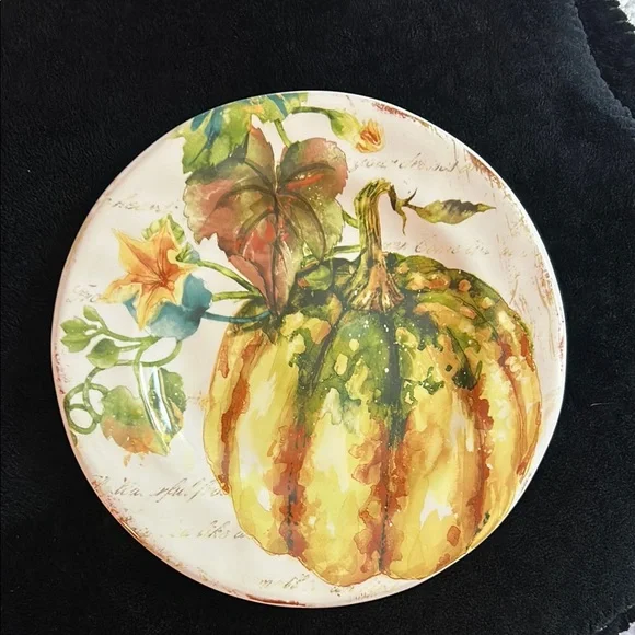PIER 1 PUMPKIN PATCH PLATE - Picture 1 of 9